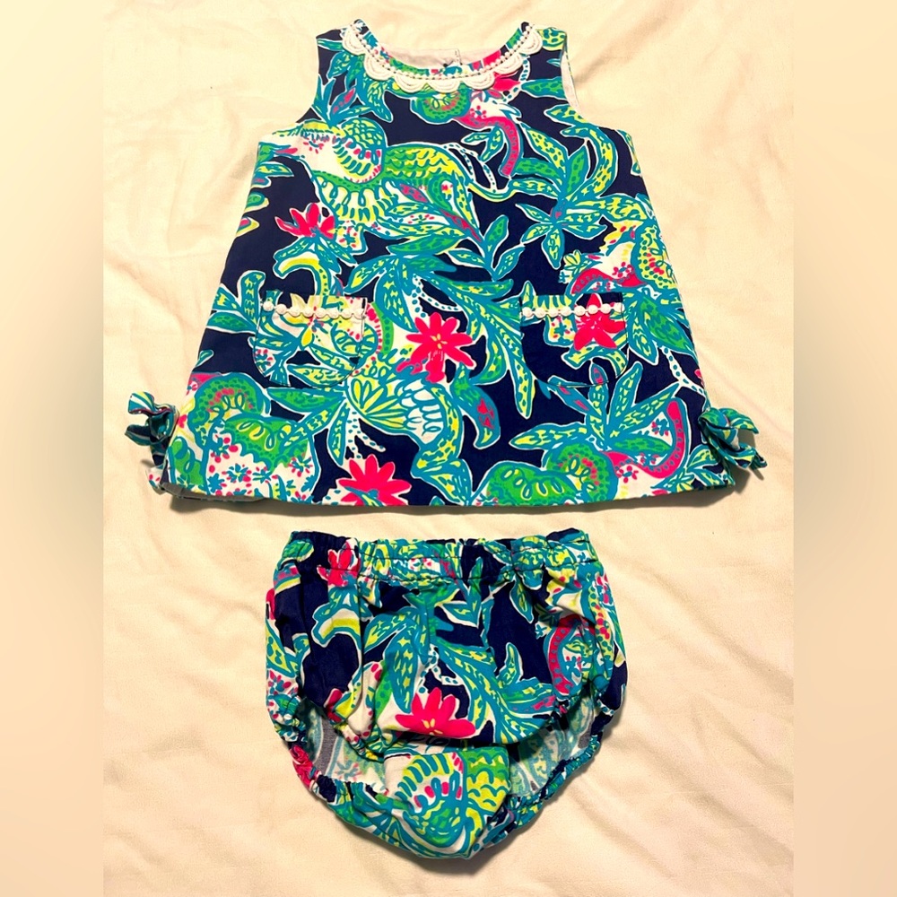 Lilly Pulitzer two piece dress size 12-18 month